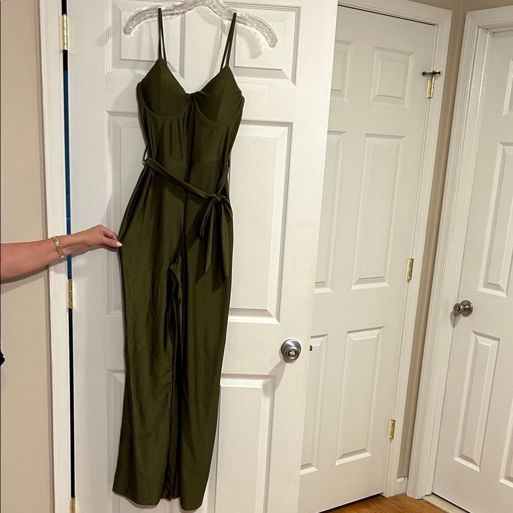 Olive Green Women's Jumpsuit